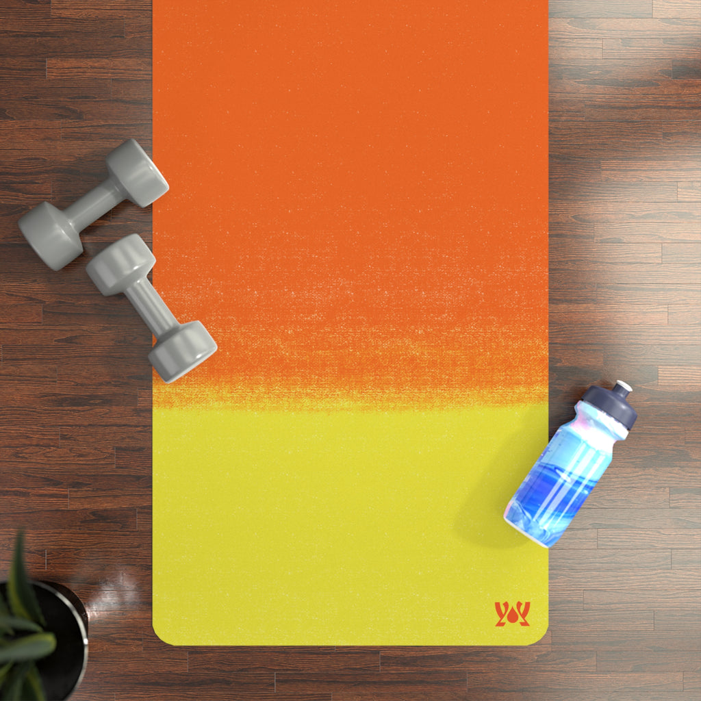 Sweet Tooth Halloween Rubber Yoga Mat — Non-Slip Eco-Friendly Practice Mat