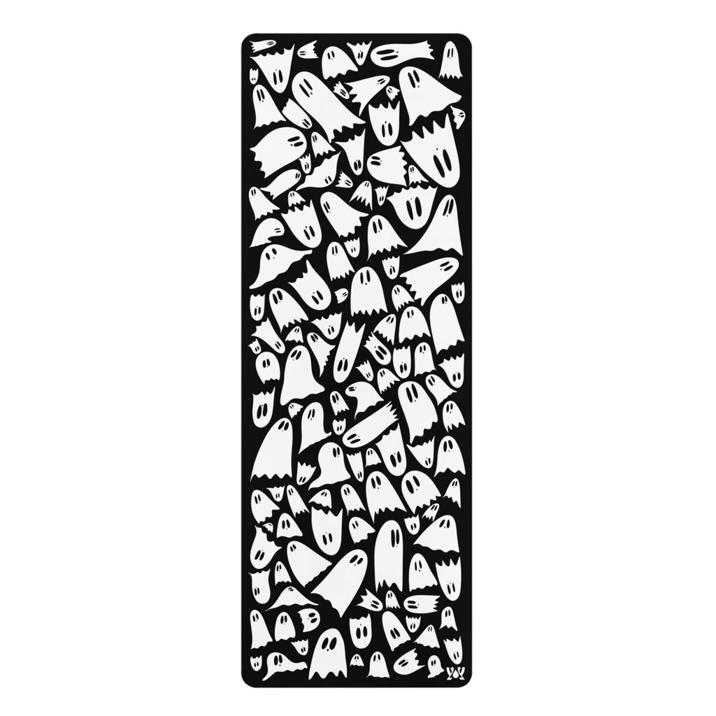 Halloween Cute Ghosts Rubber Yoga Mat