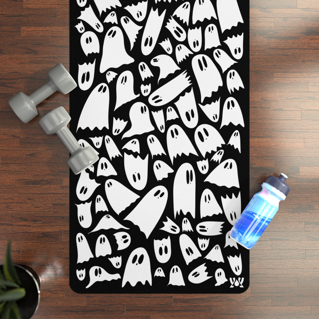 Halloween Cute Ghosts Rubber Yoga Mat