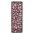 Halloween Pink Ghosts Yoga Mat — Cute Non-Slip Rubber Mat for Home & Studio Practice