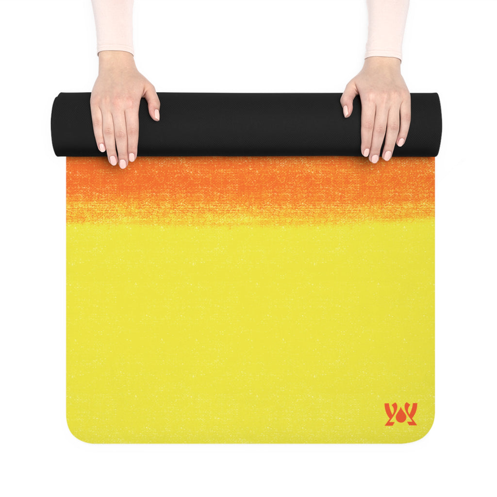Sweet Tooth Halloween Rubber Yoga Mat — Non-Slip Eco-Friendly Practice Mat